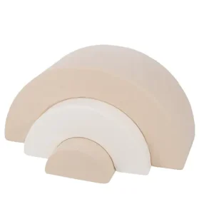 Babylove, Byggbare klosser Rainbow, beige